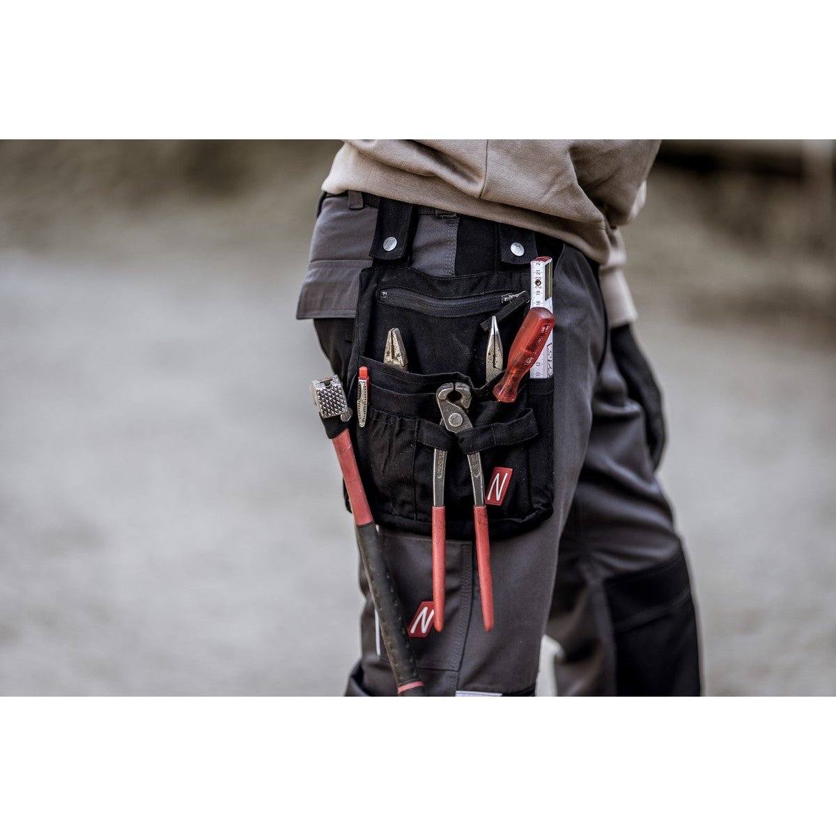 NITRAS verktygsväska, svart Polyester: 65%; Bomull: 33%; Elastan: 2% | Förpackning (1 st)