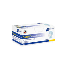 Suavel® Protec Plus IIR MPSOP-mask med elastiska öronöglor, grön | Förpackning (50 stycken)