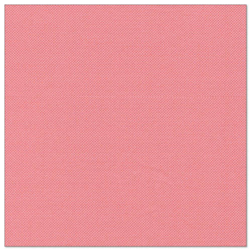 En rektangulär strukturerad pappersservett i enfärgat rosa från PAPSTAR GmbH 50 servetter "ROYAL Collection" 1/4-vikning (40 x 40 cm, rosa), avbildad på vit bakgrund.