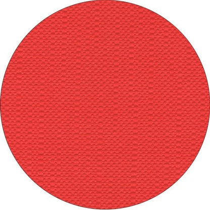 En röd cirkel har en rutnätsliknande textur inspirerad av PAPSTAR duk, vävnad "ROYAL Collection" 120x180 cm från PAPSTAR GmbH som täcker hela dess yta.