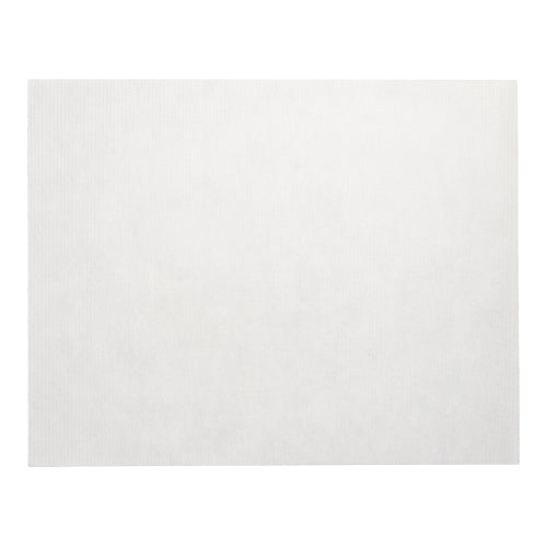 Ett Starpak 100 bordsunderlägg, tyg-liknande, fleece "Soft Selection" (30 x 40 cm) är avbildat mot en vit bakgrund, dess enkla yta understryker den minimalistiska elegansen, perfekt för moderna bordsdekorationer.