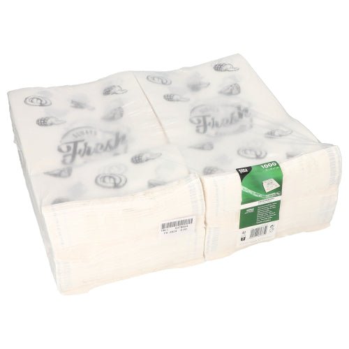 En storpack med 1000 PAPSTAR köttförpackningspåsar från PAPSTAR GmbH av kraftpapper med tråd, idealisk för slakterier eller delikatessbutiker. Påsarna levereras snyggt förpackade och är perfekta för professionellt restaurangbehov.