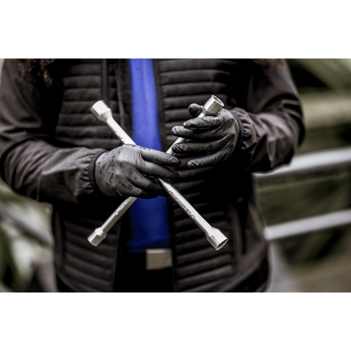 NITRAS TOUGH GRIP LIGHT, engångshandskar i nitril, svarta