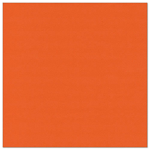 En enfärgad, lysande orange kvadratisk servett med diskret struktur - idealisk för bordsdekoration eller att kombinera med PAPSTAR GmbH 20 servetter "ROYAL Collection" 1/4-vikning 40 cm x 40 cm.