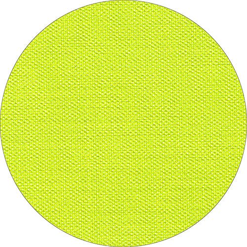 En närbild av Starpak 20 mittdukar visar det lysande gulgröna, tyg-liknande tyget med detaljerad vävstruktur, tillverkad av högkvalitativ fleece ”soft selection plus”, storlek 80 x 80 cm.