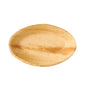De PAPSTAR palmbladsskålar "pure", ovala (20x12,5 cm), av miljövänligt material, är biologiskt nedbrytbara och idealiska som hållbara engångsskålar för miljömedvetna tillfällen (25 stycken, krympfilm).