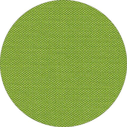 En närbild av den tyg-liknande fleecen "soft selection plus" från Starpak-bordslöparen (24 m x 40 cm) framhäver dess ljusgröna färg och det strukturerade, tätt vävda tyget i ett cirkulärt mönster.