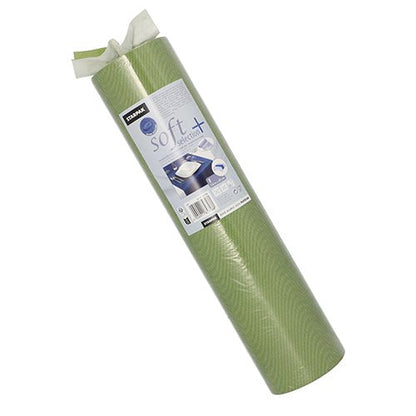 Starpak-bordslöparen "Soft Selection Plus" (24 m x 40 cm), av tyg-liknande fleece, kommer med en vit etikett för detaljer och användning. En löpare är delvis utdragen ovanifrån – idealisk för speciella tillfällen eller vardagen.