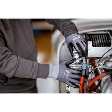 NITRAS SKIN FLEX LITE, monteringshandskar, grå/svart