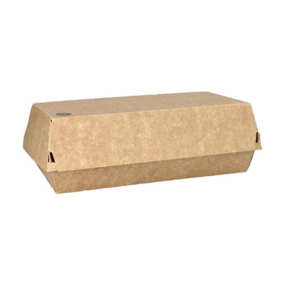De PAPSTAR baguettelådorna "pure" av brunt, miljövänligt kartong (7,5x10,7x22 cm, 25 stycken) med lock från PAPSTAR GmbH är idealiska för hållbar njutning och perfekta för förvaring av baguetter.