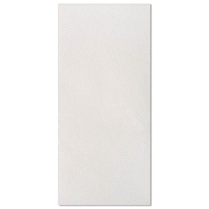 De 50 servetterna "ROYAL Collection" 1/8-vik, 40 x 40 cm, från PAPSTAR GmbH är eleganta vita servetter med diskret mönster – idealiska för en stilfullt dukad bord.