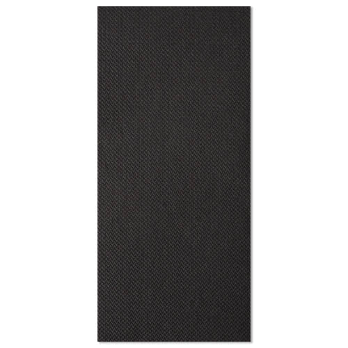 Bilden visar 50 servetter "ROYAL Collection" (1/8-vik, 40 x 40 cm) från PAPSTAR GmbH i svart med diskret vävstruktur, idealiska för elegant dukade bord.