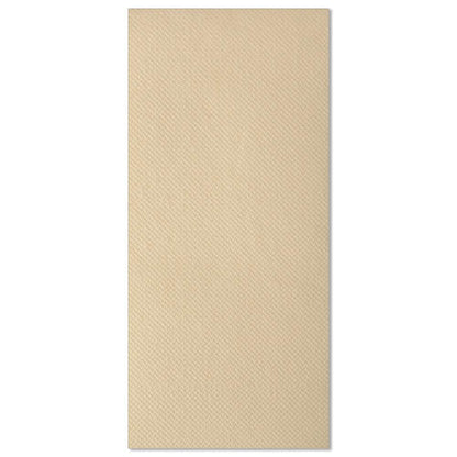 De PAPSTAR 50 servetterna "ROYAL Collection" (1/8-vik, 40 x 40 cm) från PAPSTAR GmbH presenteras i beige med diskret strukturmönster – idealiska för elegant dukade bord.