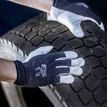 NITRAS TROPIC, mekanikerhandskar, grå/mörkblå