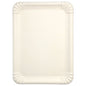 De PAPSTAR serveringsfat av sockerrör "pure" fyrkantig 26x35 cm, vit (25 stycken) från PAPSTAR GmbH är enkla, rektangulära, krämfärgade engångstallrikar med avrundade kanter och räfflade hörn - idealiska som miljövänliga engångsserveringsfat.