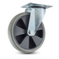 Numatic PU svängbara hjul, 200 mm, grå | Förpackning (1 st)