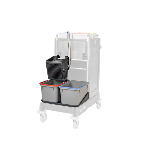 Numatic SRK 1 svart - universalpress, pulverlackerad, 2 x 17 liters hink och skål för 17 liter Förpackning (1 st)