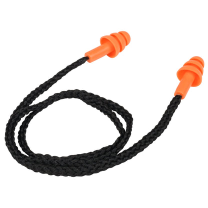 NITRAS MUTE PLUGS, hörselskyddsproppar, orange / svart, EN 352-2 plast | Förpackning (48 stycken)