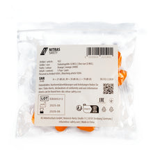 NITRAS öronproppar, orange, EN 352, polyväska med 5 par | Förpackning (1 st)