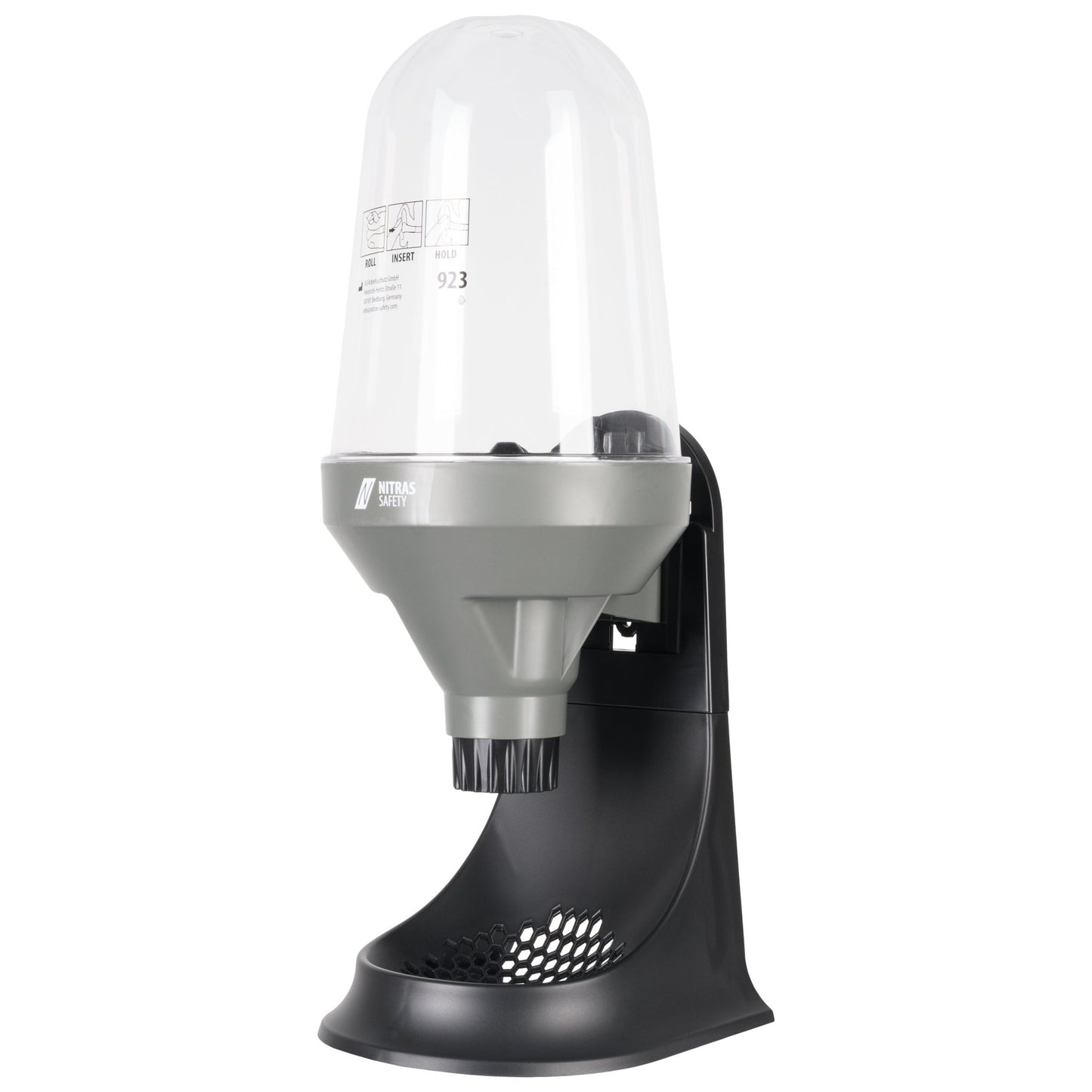 NITRAS hörselskyddsdispenser, grå/svart, EN 352 | Förpackning (1 st)
