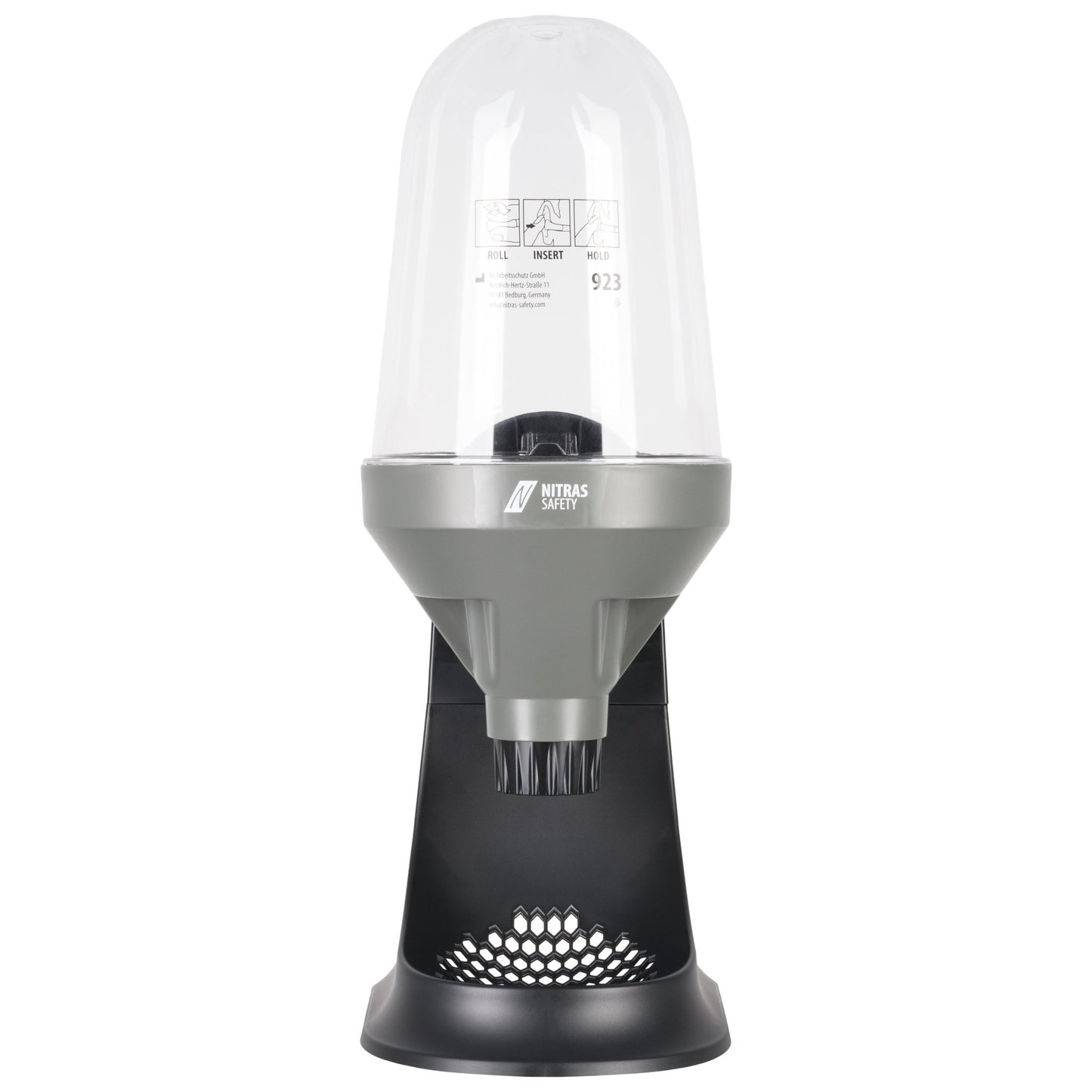 NITRAS hörselskyddsdispenser, grå/svart, EN 352 | Förpackning (1 st)