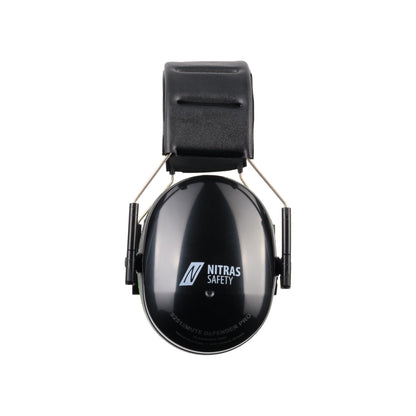 NITRAS MUTE DEFENDER PRO, hörselkåpor, svart/grön, EN 352-1 plast | Förpackning (1 st)
