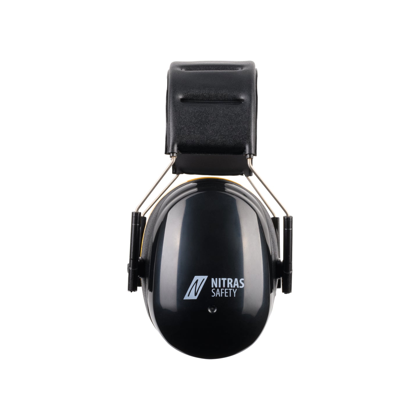 NITRAS MUTE DEFENDER PRO, hörselkåpor, svart/gul, EN 352-1 plast | Förpackning (1 st)