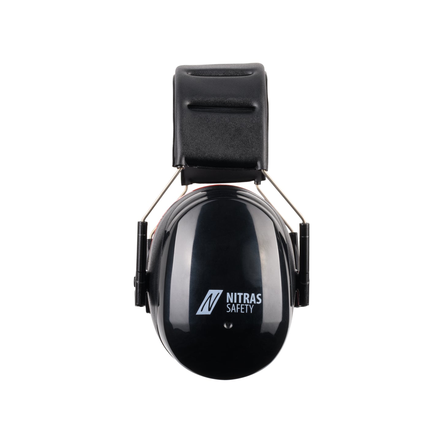 NITRAS MUTE DEFENDER PRO, hörselkåpor, svart/röd, EN 352-1 plast | Förpackning (1 st)