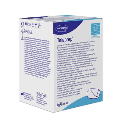 Telaprep nr 3 stor, P 1000x4 icke-steril | Förpackning (4000 stycken)