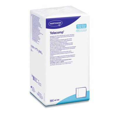 Telacomp® gasväv kompresser, icke-sterila, 12-lagers, 17 trådar