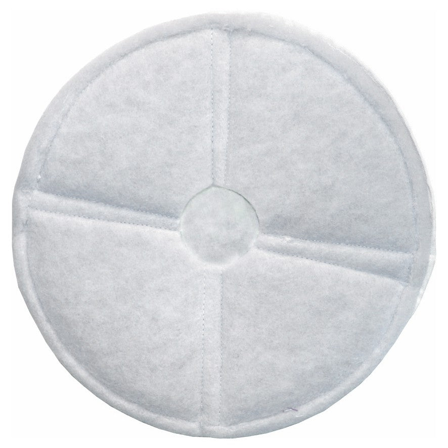 Arcora Rundpad Micro-Blue (17''/432 mm) från Arcora International GmbH är en rund, vit tygpad med mittutskärning och kvartssektioner sydda, idealisk för mellanrengöring av textila golv med Bonnet-systemet. Lådan innehåller 8 pads.