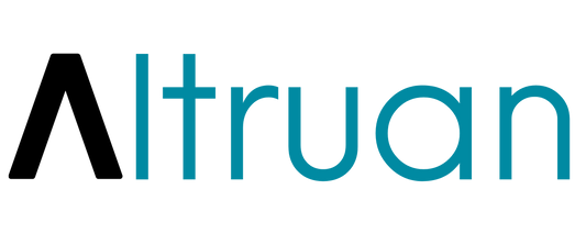 Das Bild ist ein Logo, das das Wort „Itruan“ in Kleinbuchstaben zeigt. Der Text ist blaugrün und verwendet eine moderne serifenlose Schriftart. Der Hintergrund ist transparent.