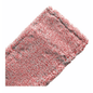 En närbild av två rosa och grå Arcora Micro Red - Fc Ohne Deckblatt-trasor från Arcora International GmbH visar deras mjuka, strukturerade mikrofibergarn-yta och de vadderade kanterna - idealiskt för smutsupptagning vid underhållsrengöring.