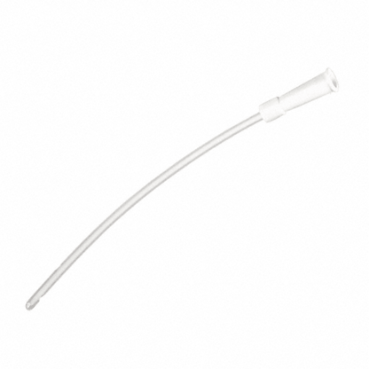 Vi presenterar B.Braun engångskateter för kvinnor med stängd Nelatonspets, 18 cm från B. Braun Deutschland GmbH & Co. KG. Denna vita, böjda kateter med stängd Nelatonspets och öppning i änden är utformad för säker kateterisering. Dess enkla och diskreta bakgrund betonar dess medicinska syfte och gör den idealisk som engångskateter för kvinnor.