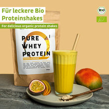 Ekologisk vassleproteinpulver Mango