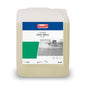 En 10-liters behållare Buzil Corridor® Unic Ultra S 707 Universalgrundrengöringsmedel från BUZIL-WERK Wagner GmbH & Co. KG är perfekt för professionell rengöring. Etiketten visar Buzil-logotypen, produktnamnet och bilden av en golvrengöringsmaskin på en grå bakgrund. Den genomskinliga behållaren har en säker skruvlock.