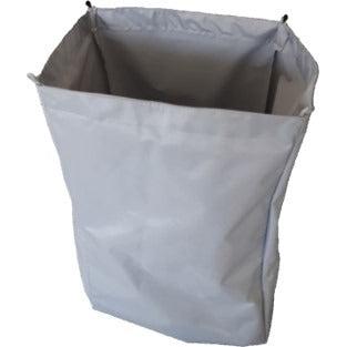Den Di Protect tvättpåse (1 st.) från Diversey Deutschland GmbH & Co. OHG är en stor grå tyg-tvättpåse, perfekt för att samla smutsig tvätt eller för användning med TASKI Protect Trolley.