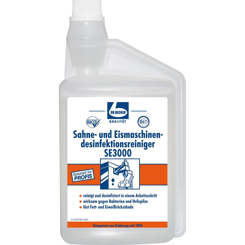 Dr. Becher CERN and Ice Machinery Dinfection Cleaner SE3000- 1 LITER | Flaska (1 L)