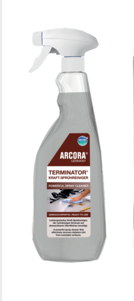 Terminator Klar att använda kraftsprayrengörare