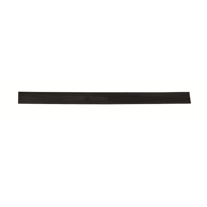 En enda platt svart plastremsa, 250 mm lång, som Haug Bürsten KG är avbildad på vit bakgrund. På dess släta yta är en diskret text ingraverad: ERSÄTTNINGS-GUMMI, 250 MM, FÖR ART. 8525.