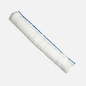 Avbildad är ett vitt, rektangulärt Johannes Kiehl KG lösningsmedelsbeständigt överdrag för mopp (40 cm, 1 styck) med blå söm på enfärgad ljus bakgrund.
