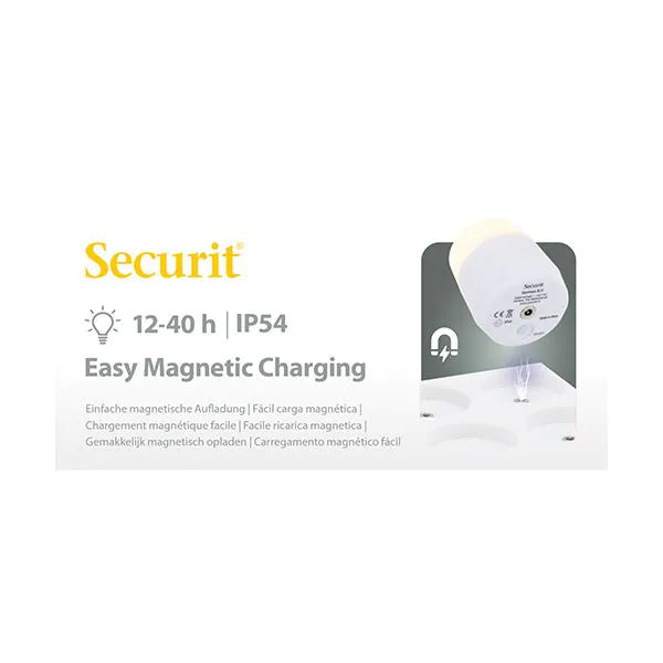 Papstar Securit® 4 LED värmeljus refill pack Ø 4 cm x 5 cm "Amsterdam" belysningstid 12-40 timmar