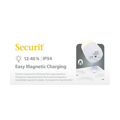 Papstar Securit® 4 LED värmeljus refill pack Ø 4 cm x 5 cm "Amsterdam" belysningstid 12-40 timmar