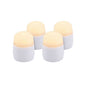 Papstar Securit® 4 LED värmeljus refill pack Ø 4 cm x 5 cm "Amsterdam" belysningstid 12-40 timmar