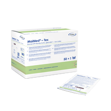 MaiMed-Tex sterila, lätt pulveriserade operationshandskar av latex 50 par/kartong