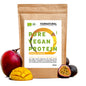 Ekologiskt veganskt proteinpulver mango utan soja