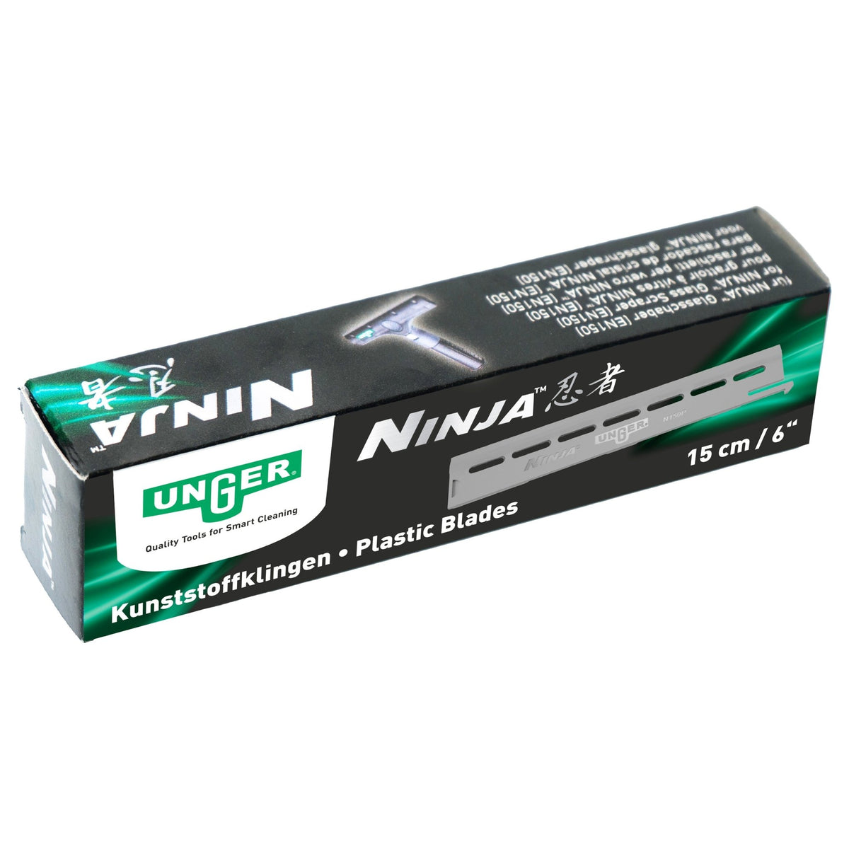Unger Kunststoffklingen 15 cm Ninja Glasschaber
