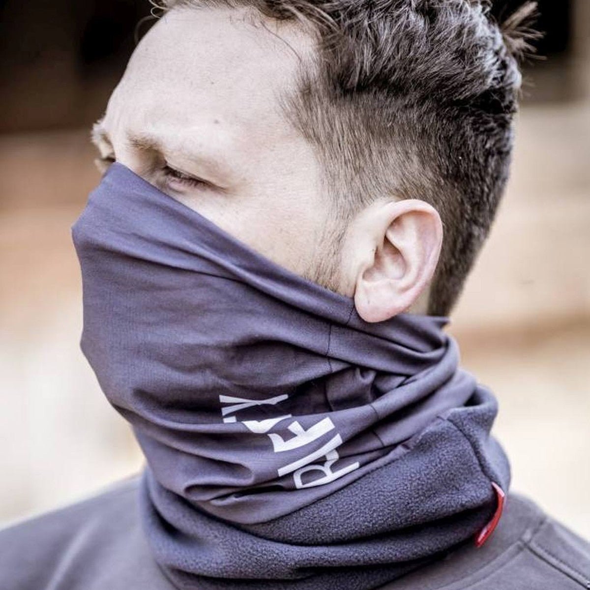 NITRAS multifunktionell rörduk, antracit Polyester: 100% | Förpackning (1 st)