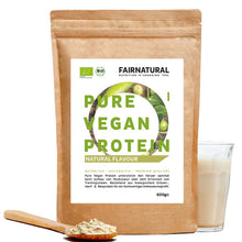 Ekologiskt veganskt proteinpulverneutralt utan soja
