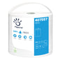 En rulle Papernet industripapper-rulle 407557 från Sofidel Germany GmbH kännetecknas av „Dry Tech-teknologin“ på förpackningen. Den är försedd med återvinningssymboler och innehåller 400 ark, vilket säkerställer effektivitet och hållbarhet. Den vita rullen mäter 380 cm x 51,0 cm x 25,0 cm och är därmed ett idealiskt val för industriellt bruk.